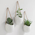 Hanging Ceramic Plant Pots, 3 Pieces, for Succulents